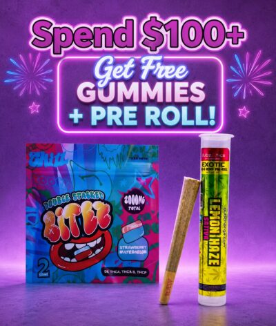 FREE Double Stack Gummies + Dubzotics Pre-Roll — July 4th VIP Bundle (Spend $100+)