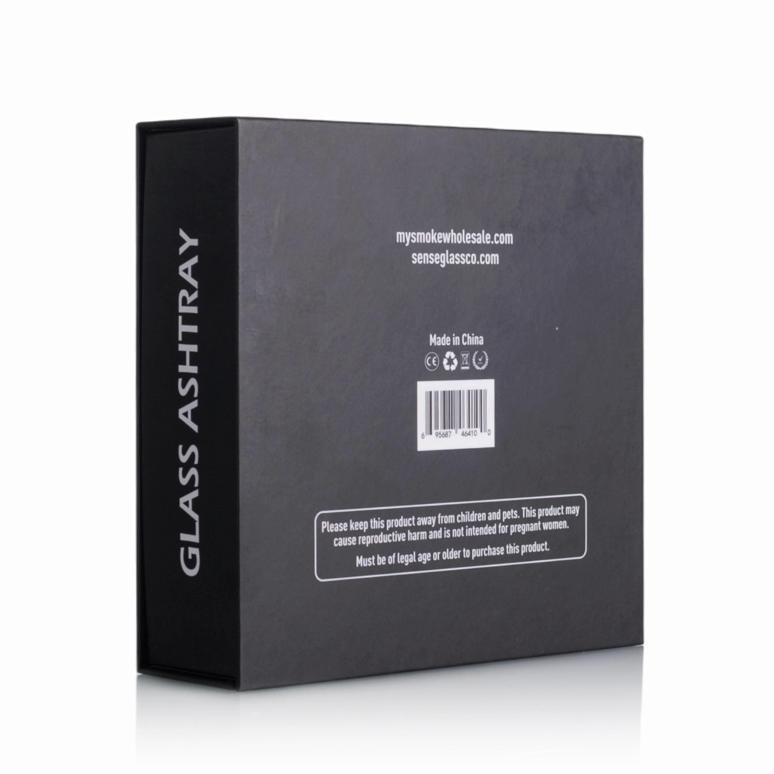 SENSE GLASS Crystal Square Glass Ashtray - Image 6